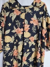 Tommy Bahama Silk Short Sleeve Button Hawaiian Floral Shirt XL Pre-owned - $13.50