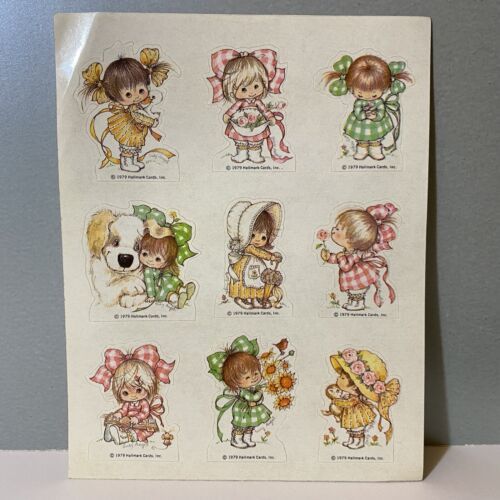 Vintage Hallmark 1979 Girls & Animals Stickers - $11.99