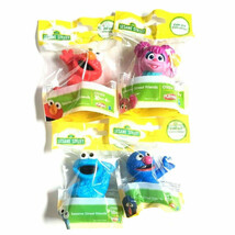 Playskool Sesame Street Cookie Monster Abby Cadabby Elmo Grover Cake Topper 3&quot; - £19.01 GBP