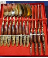 24 PIECE SET OF SAMRAN THAILAND FLATWARE - £28.61 GBP