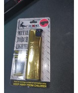 Crocs Red Metal Torch Flame Lighter Refillable Wind Resistant Lot 2 Pack... - $21.95 CAD