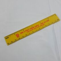 Shell gas station Ruler Duke &amp; Pickett Service Center tires yellow plastic - $26.00