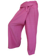 FISA23 rose Fisherman Pants Fisher Wrap Thai Yoga pants trousers Sport R... - £13.53 GBP