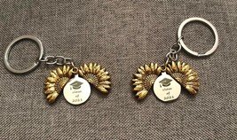 Sunflower key holder key chain key ring class of 2021 - £11.31 GBP