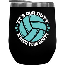 It&#39;s Our Duty To Kick Your Booty Volleyball Game Sports Gift For Volley ... - £22.15 GBP
