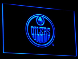 Edmonton Oilers Hockey Illuminated Led Neon Sign Decor Hang Wall, Lights Art - £20.90 GBP+