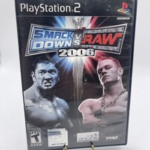 WWE SmackDown vs Raw 2006 - PlayStation 2 PS2 - Complete w/ Manual Works - £12.84 GBP