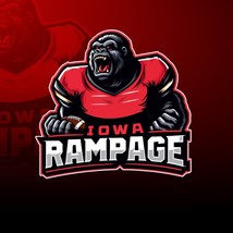 Iowa Rampage Afl Arena Football Mens Polo XS-6X, LT-4XLT - £22.13 GBP+