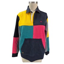 HTF NWOT Eden Park Paris Color Block Sweatshirt Sz L  80s 90s LOOK - $106.92