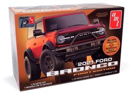 Skill 2 Model Kit 2021 Ford Bronco 1ST Edition 1/25 Scale Model By Amt AMT1343M - £31.11 GBP
