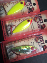 Lost Loot 1.1 oz Chartreuse Trolling Casting Fishing 2.5&quot; Spoon Lot (Qty 4) NEW - £13.58 GBP