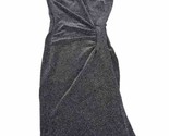 MAX + ASH Womens Size XS  Gray Spaghetti Strap Sheath Cocktail Dress Gli... - $15.83