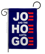 Joe Gotta Go Garden Flag Political 13 X18.5 Double-Sided House Banner - £15.92 GBP