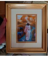 Jesus Heaven Christian Art The Narrow Gate 14&quot; x 16&quot;  Matted &amp; framed Ar... - €30,06 EUR