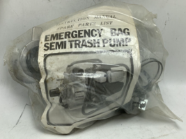 New Semi Trash Pump Spare Parts Kit Emergency Bag - $8.59