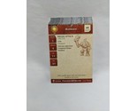 Lot Of (32) Dungeons And Dragons Blood War Miniatures Game Stat Cards - £17.12 GBP