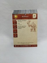 Lot Of (32) Dungeons And Dragons Blood War Miniatures Game Stat Cards - £16.88 GBP