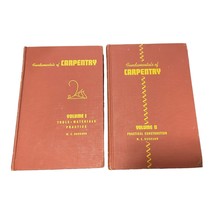 Fundamentals of Carpentry Vol. I and II Durbahn HC 1950s - £17.18 GBP