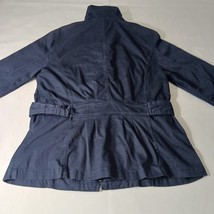 Maurices Women's Blue Full Zip Pockets Coat Jacket Measured Chest 40" image 13