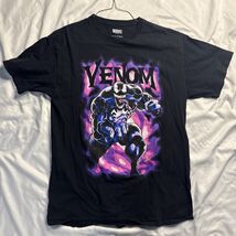 Venom T-Shirt Men&#39;s Medium 38/40 Black Pink Purple Graphic Tee Marvel - €7,70 EUR