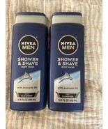 2 Pack Nivea Men Shower &amp; Shave 3-in-1 Body Wash 16.9 fl oz Each Discont... - $49.49