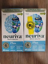 2X Neuriva Plus 6 Brain Supplement 30-CAPSULES (60 Total) Exp 11/24 - $72.99
