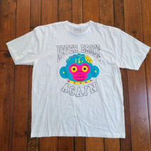 NEVER BROKE AGAIN Monkey Logo T-Shirt Men&#39;s 3XL Youngboy 4KT NBA White Tee - $16.78