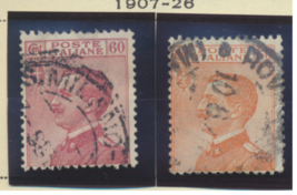 Italy Stamps Scott #97//109, Used, 12 Different, Short Set - £11.54 GBP
