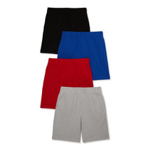 4 PACK - Wonder Nation Boys Kid Tough Knit Shorts Size XXL (18) - £12.30 GBP