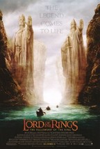 LORD OF THE RINGS FELLOWSHIP OF THE RING 27&quot;x40&quot; Original Movie Poster O... - £61.65 GBP