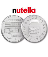 € 5 2021 Italia Nutella Argento Sterling 925 Moneta Bianco Versione Exce... - £98.86 GBP