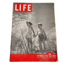 LIFE Magazine Sept 2 1946 Vacation&#39;s End Trouble Spots Plague Vintage Ads - £10.99 GBP