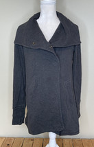 Lululemon Women’s Long sleeve Snap Front Jacket Size M Charcoal A8 - £21.35 GBP