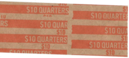 10 Quarter  Coin Striped Wrappers - €1,14 EUR