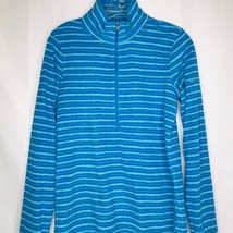 Columbia 1/4 Zip Fleece Pullover Size XS Regular Top Blue X-Small Womens - £10.68 GBP