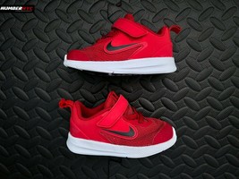 Nike AR4137-600 Downshifter 9 Gym Red Black White Runninig Sneakers SIZE 6C - £23.34 GBP