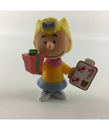 Peanuts Gang Holiday PVC Figure Topper Sally Present Gift List Christmas... - $29.72 CAD
