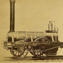 1961 Old Ironsides Reading Locomotive Train Railroad Print Card Antique ... - $643.93 MXN
