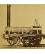 1961 Old Ironsides Reading Locomotive Train Railroad Print Card Antique ... - $643.93 MXN