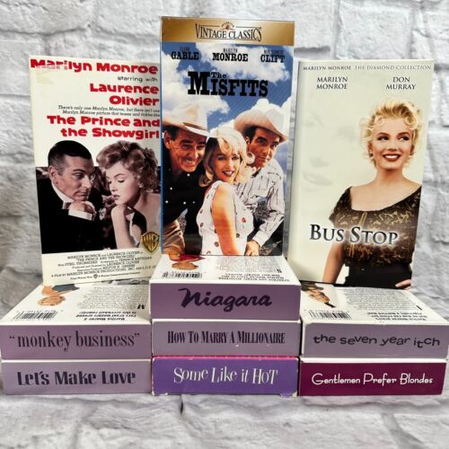 Restposten Von 10 Marilyn Monroe VHS Movies Some Wie It Hot Blondinen Be... - £19.48 GBP