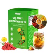 Goji Berry Chrysanthemum Tea for Liver Health - Dandelion Wolfberry Tea,... - $19.99