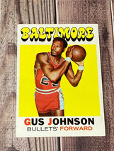 1971-72 Topps Baltimore Bullets Basketball Card #77 Gus Johnson - £1.97 GBP