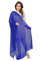 Beautiful Plain Chiffon Dupatta Long Chunni Lightweight Stole Daily Uses Scarf - £6.82 GBP