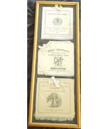 Framed Collection of Antique Yale Editorial Board Dinner Invitations - 1... - £219.46 GBP