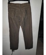 Calvin Klein Corduroy Straight Leg Fit  Pants Brown Mens Size 33W 32L - £17.45 GBP