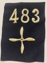 Wwi, U.S. Army, Air Service, 483rd Aero Construction Squadron, Patch, Original - £19.75 GBP