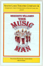 George Perez Pedigree Collection ~ The Music Man Theater Program South Lake &amp; Co - £19.38 GBP