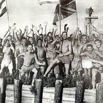 Allied Prisoners Of War Celebrate Victory 1945 WW2 Photo Print Military ... - £39.30 GBP