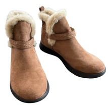 JBU by Jambu Nordic Faux Suede Ankle Winter Snow Boots 8.5 Tan - £26.93 GBP