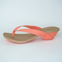 Timberland Flirtatious Thong Women Sandal Orange Rubber Comfort 90379 Size 7 - $29.99